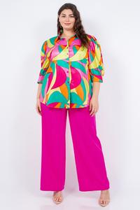 Plus Size Graphic Print Shirt