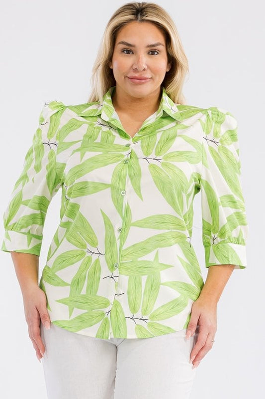 Plus Size Casual Missy Shirt